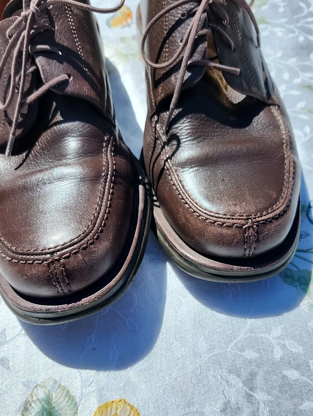Sandro Moscoloni Vineyard Brown Leather Dress Shoes Oxfords Mens 9D 3060